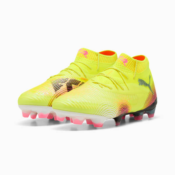 Chaussures de soccer à crampons pour terrain ferme FUTURE 8 ULTIMATE Femme, Yellow Alert-PUMA Black-Sun Struck, extralarge